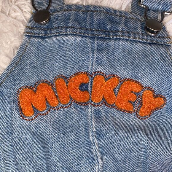 Mickey Mouse Denim Overalls and T-Shirt Set - Picture 4 of 7